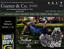 Tablet Screenshot of gumerjewelry.com
